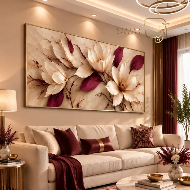 تابلو طرح گل کد 832.3