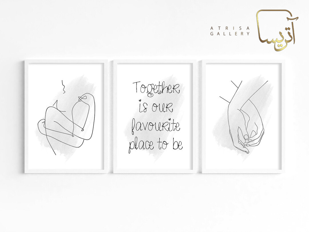 تابلو لاین آرت؛ زیبایی در نهایت سادگی