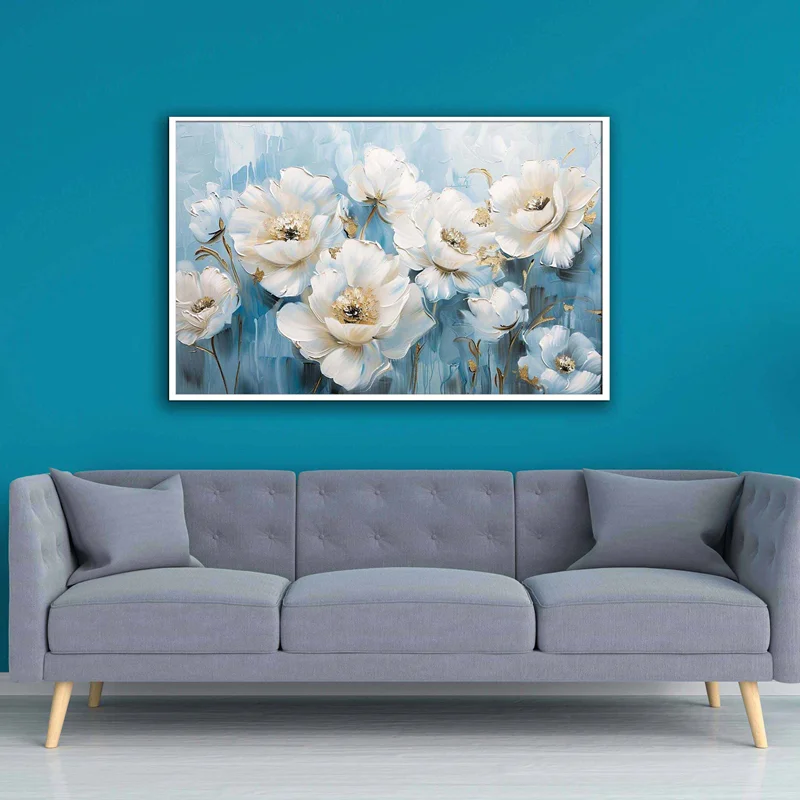 تابلو طرح گل مدرن