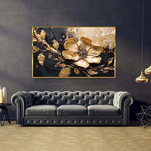 تابلو طرح گل مدرن