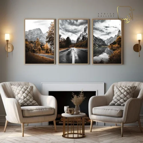 تابلو طرح طبیعت مدرن