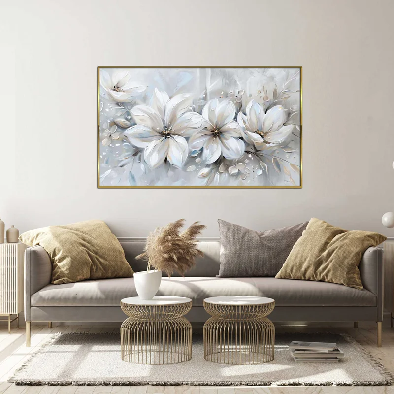 تابلو طرح گل مدرن