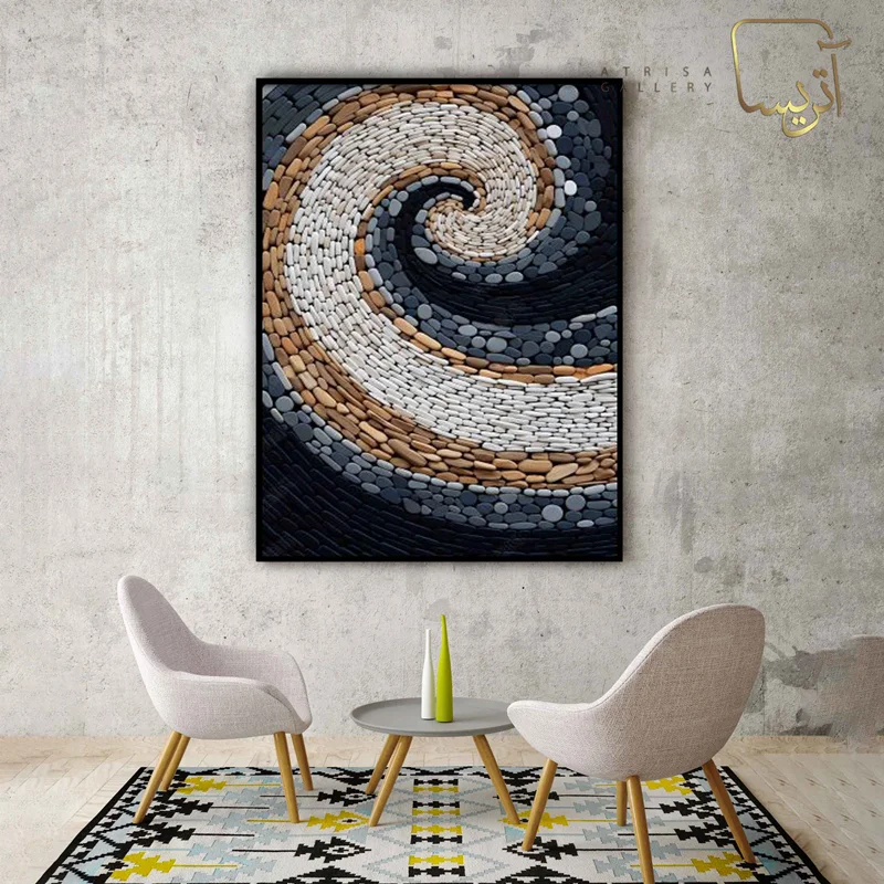 تابلو طرح آبستره مدرن