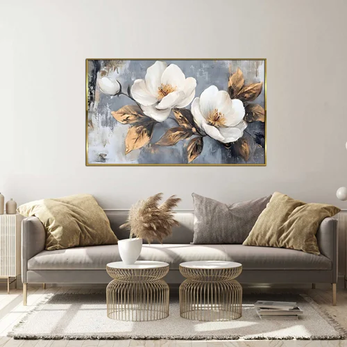 تابلو طرح گل مدرن