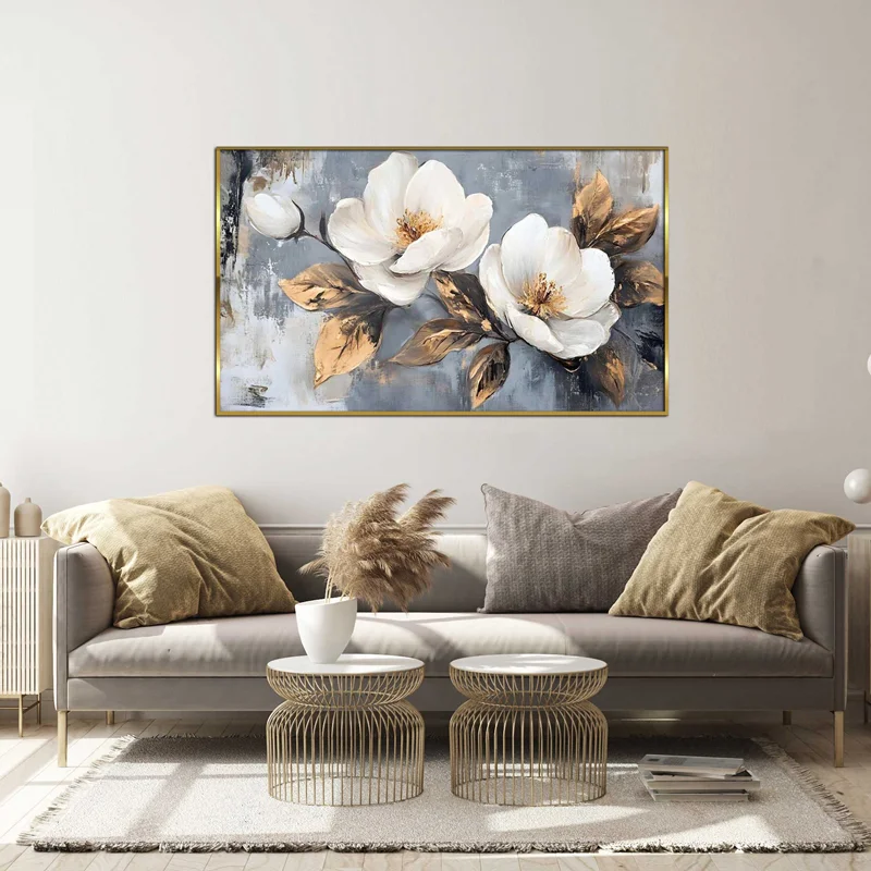 تابلو طرح گل مدرن