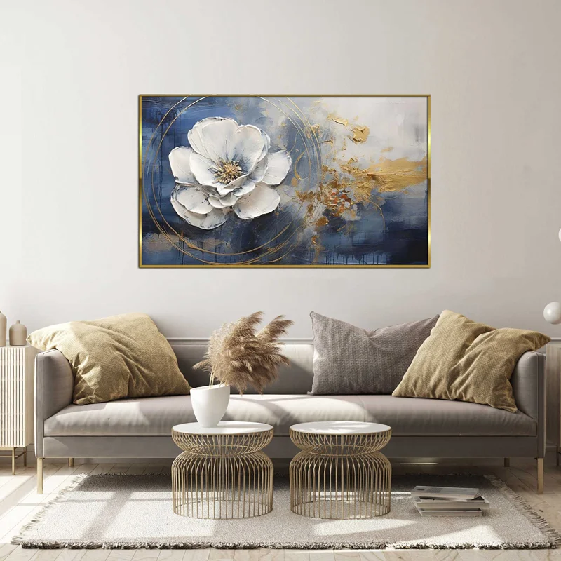 تابلو طرح گل مدرن