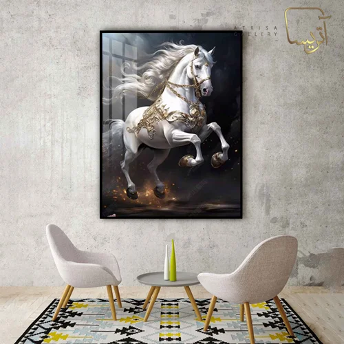 تابلو طرح اسب مدرن