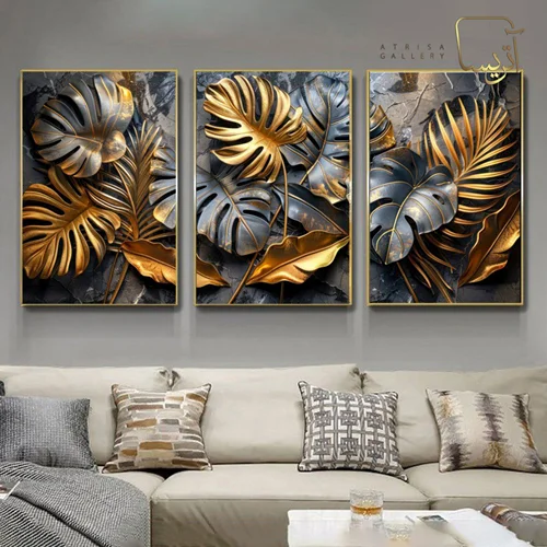 تابلو طرح گل مدرن