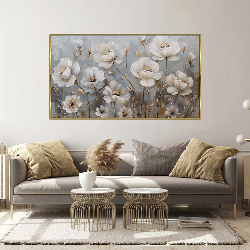 تابلو طرح گل مدرن