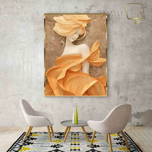 تابلو طرح دختر مدرن