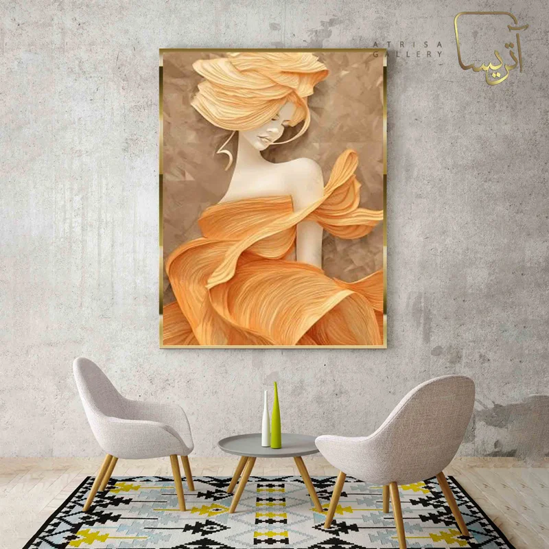 تابلو طرح دختر مدرن