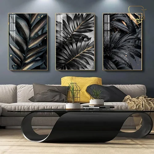 تابلو طرح برگ مدرن