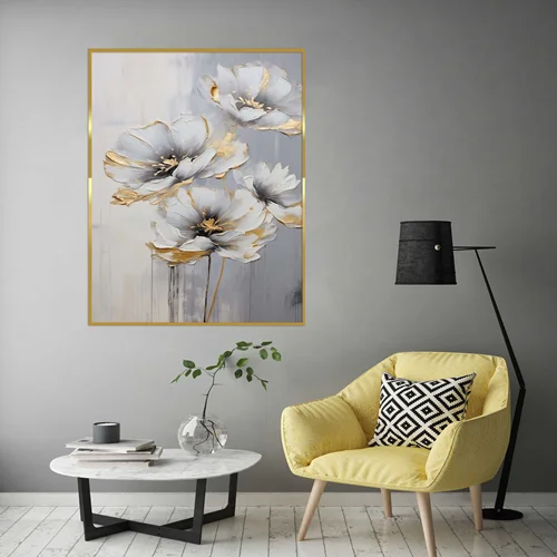 تابلو طرح گل مدرن