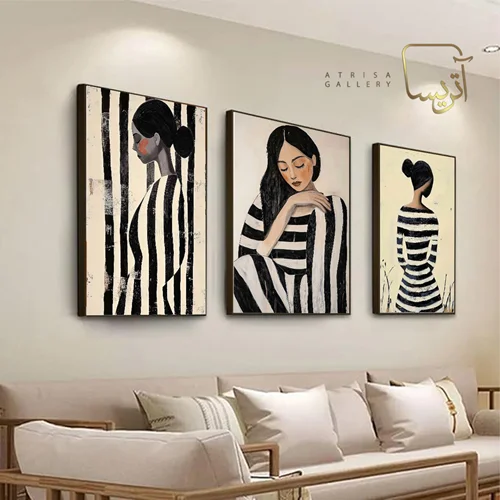 تابلو طرح دختر مدرن