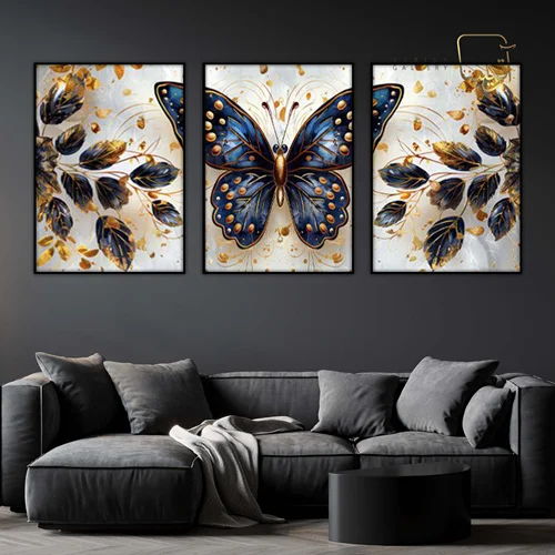 تابلو طرح پروانه مدرن