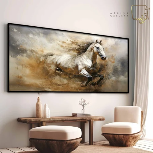تابلو دکوراتیو طرح اسب