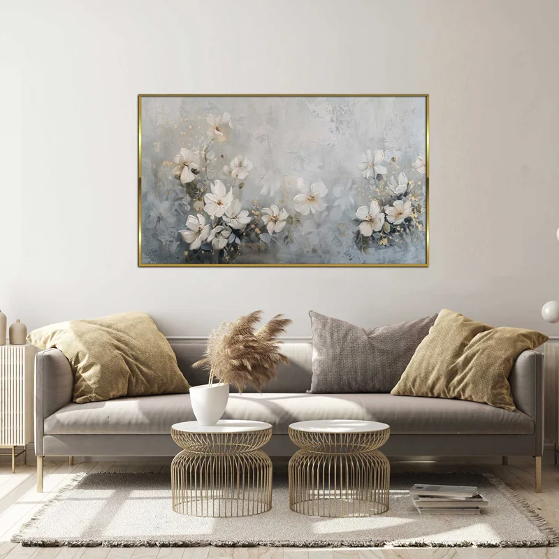 تابلو طرح گل مدرن