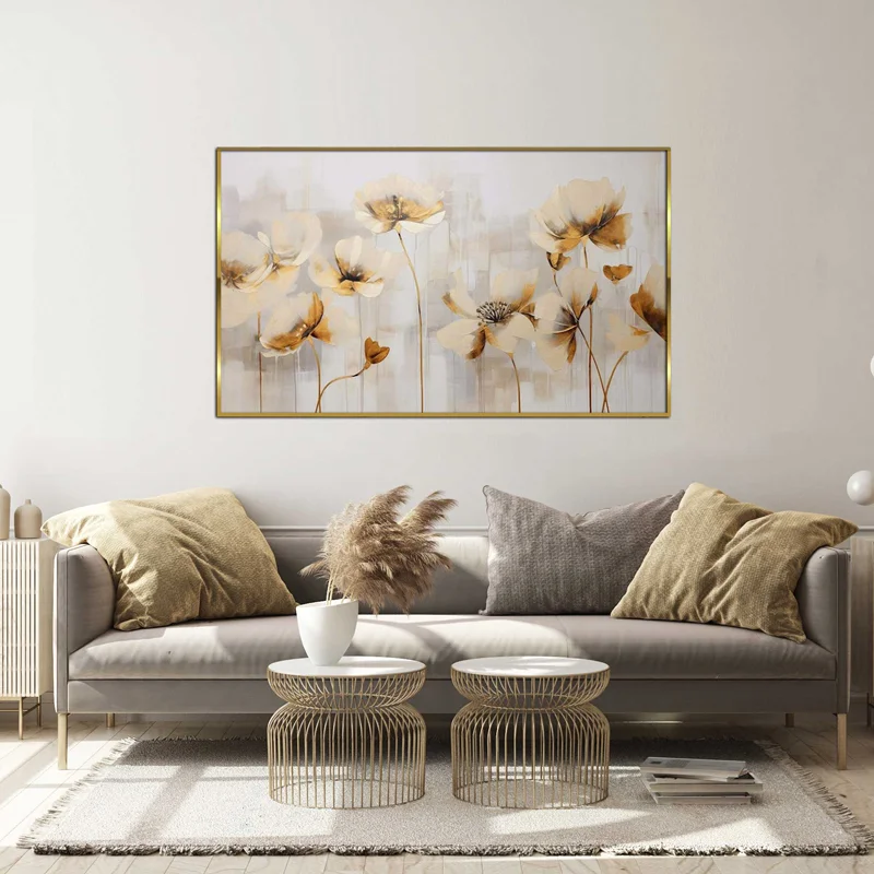 تابلو طرح گل مدرن