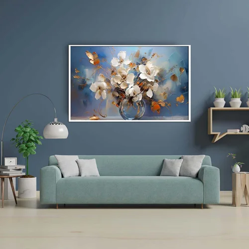 تابلو طرح گل مدرن