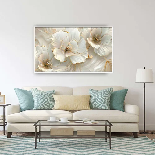 تابلو طرح گل مدرن