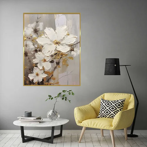 تابلو طرح گل مدرن