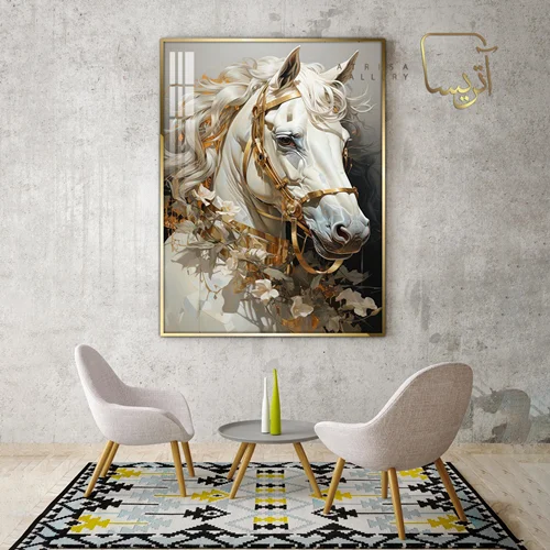 تابلو طرح اسب مدرن