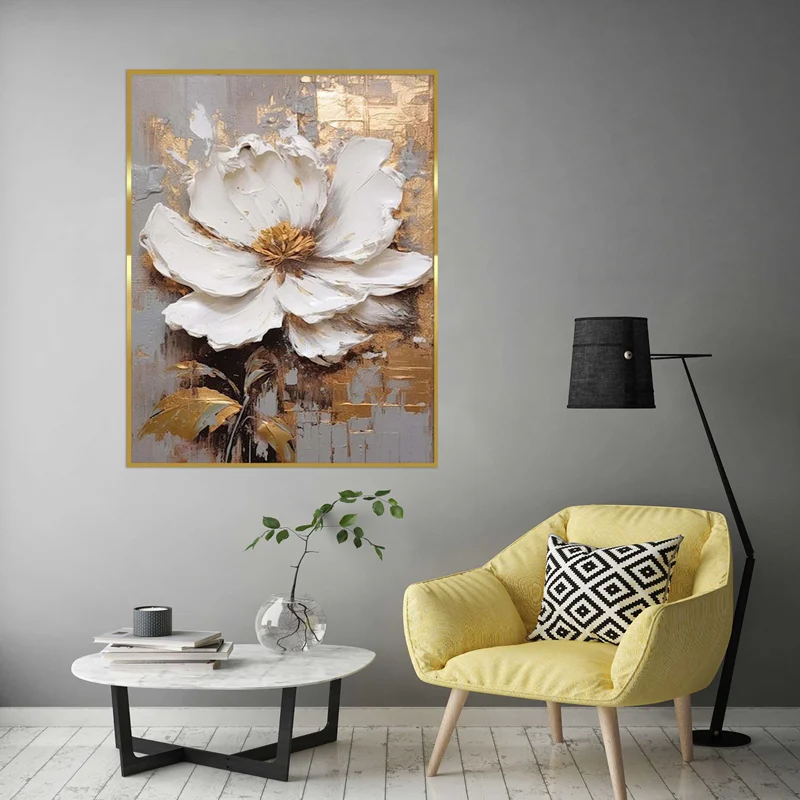 تابلو طرح گل مدرن