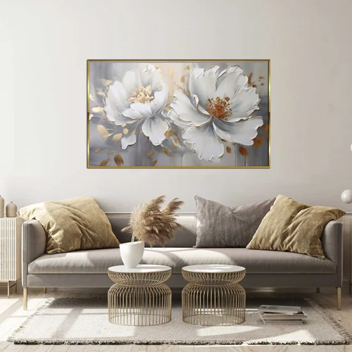 تابلو طرح گل مدرن