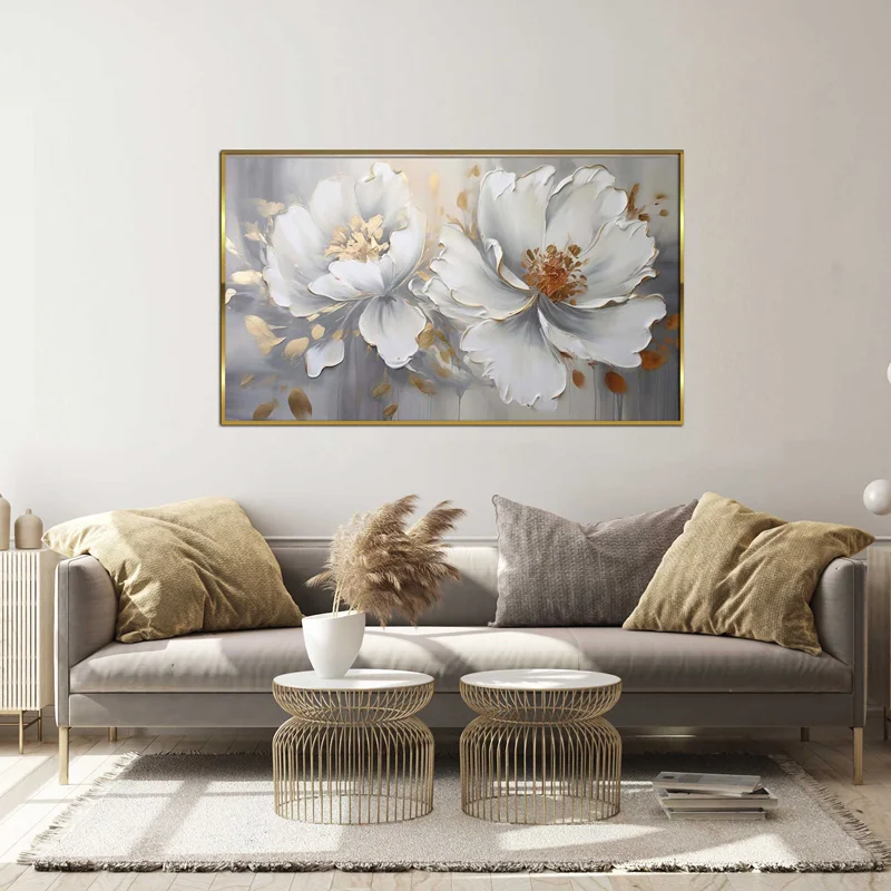 تابلو طرح گل مدرن