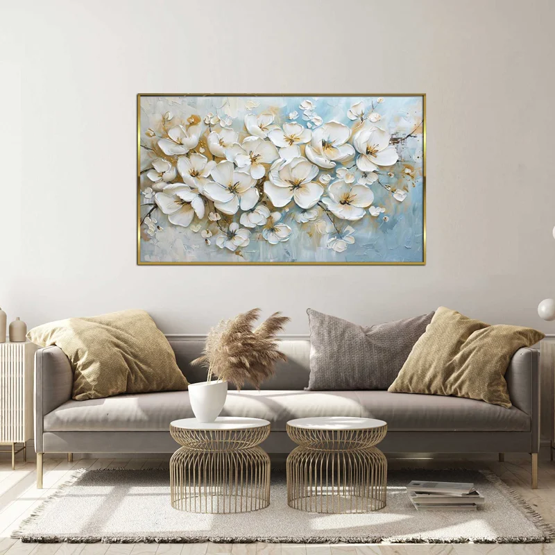 تابلو طرح گل مدرن