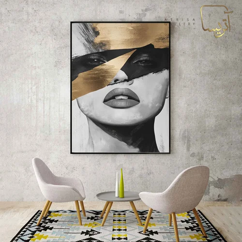 تابلو طرح چهره مدرن