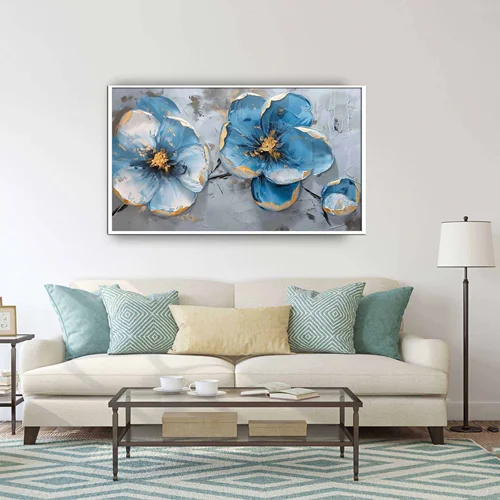 تابلو طرح گل مدرن