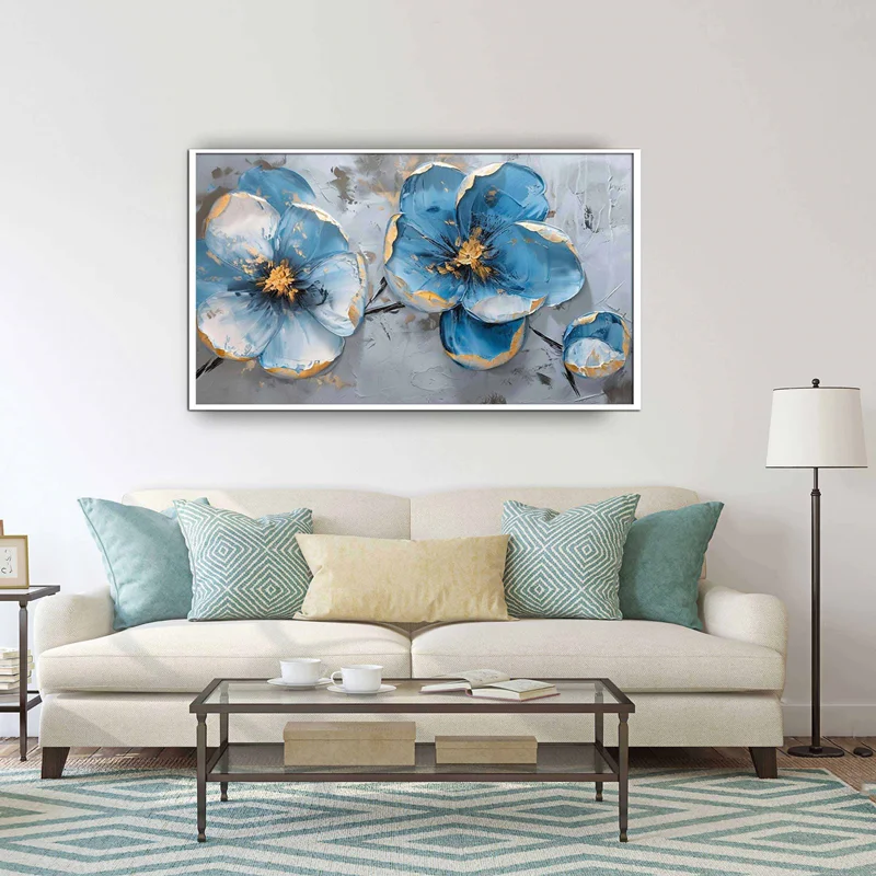 تابلو طرح گل مدرن