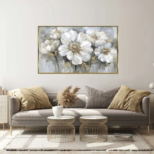 تابلو طرح گل مدرن