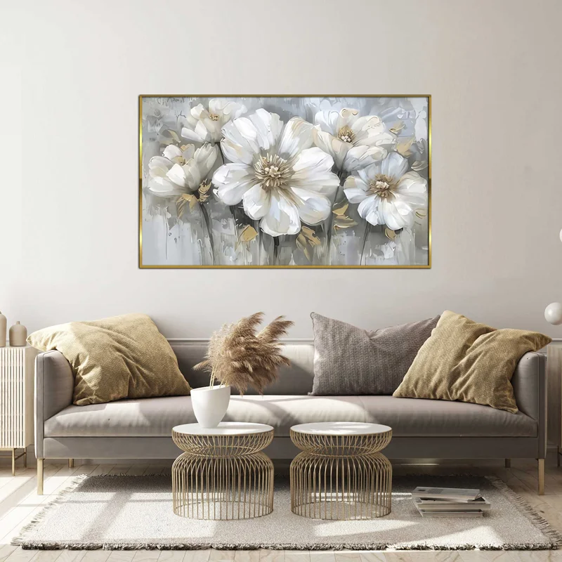 تابلو طرح گل مدرن