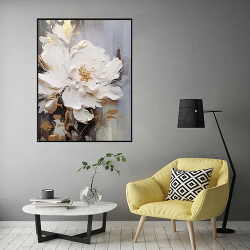 تابلو طرح گل مدرن