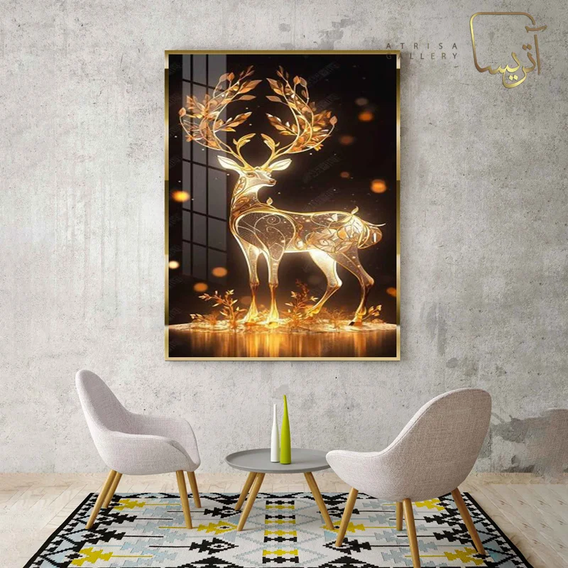 تابلو طرح گوزن مدرن