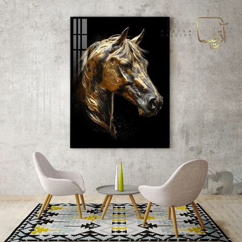 تابلو طرح اسب مدرن