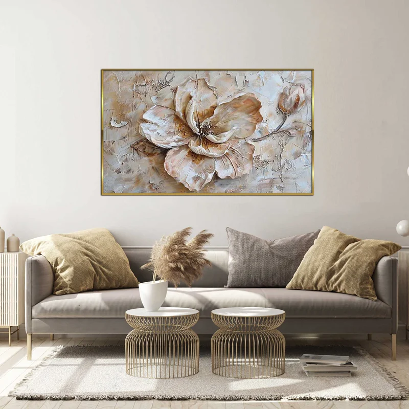 تابلو طرح گل مدرن