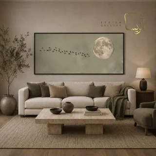 تابلو طرح ماه