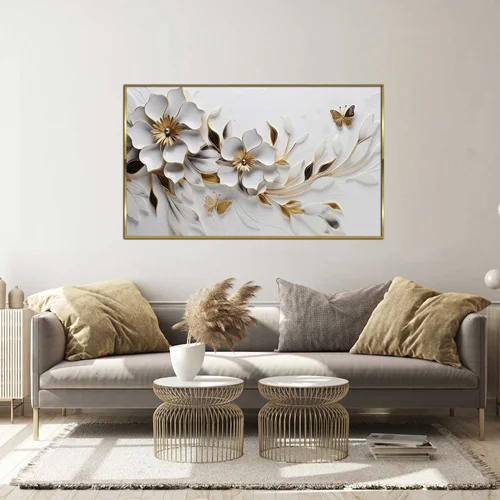 تابلو طرح گل مدرن