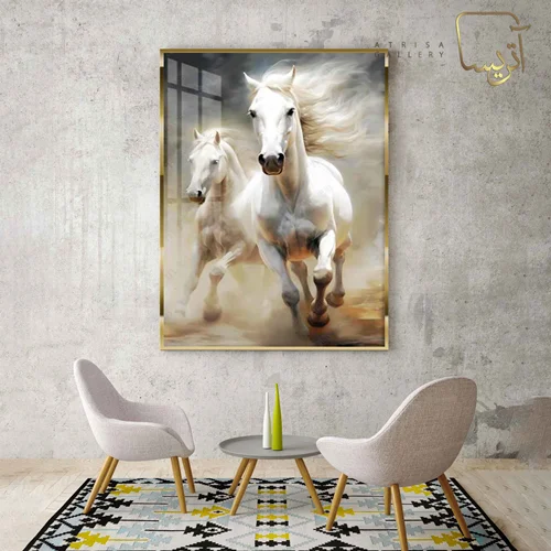 تابلو طرح اسب مدرن