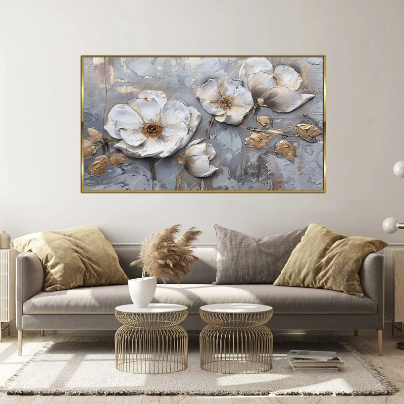 تابلو طرح گل مدرن
