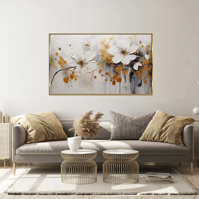 تابلو طرح گل مدرن