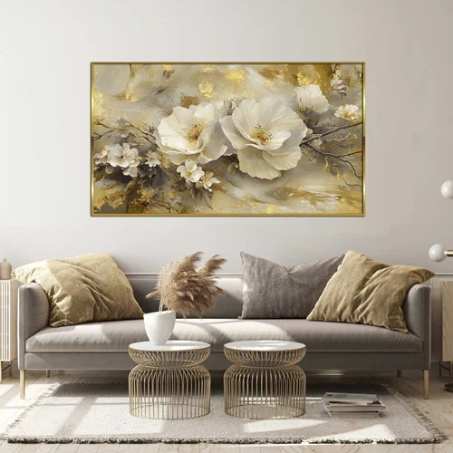 تابلو طرح گل مدرن