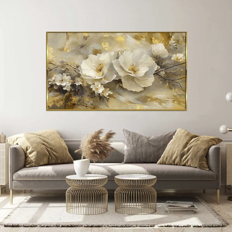 تابلو طرح گل مدرن