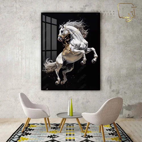 تابلو طرح اسب مدرن