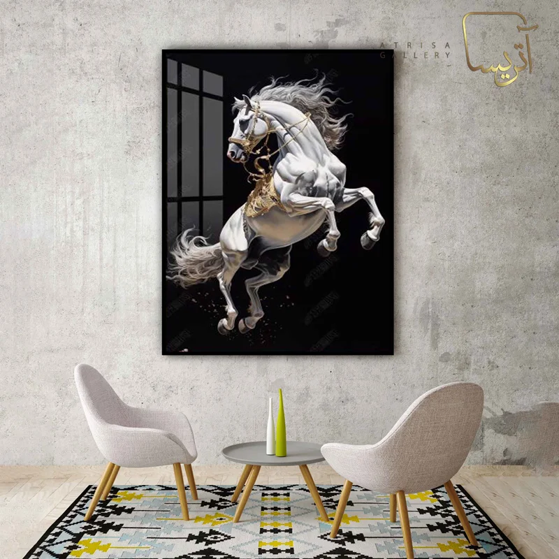 تابلو طرح اسب مدرن