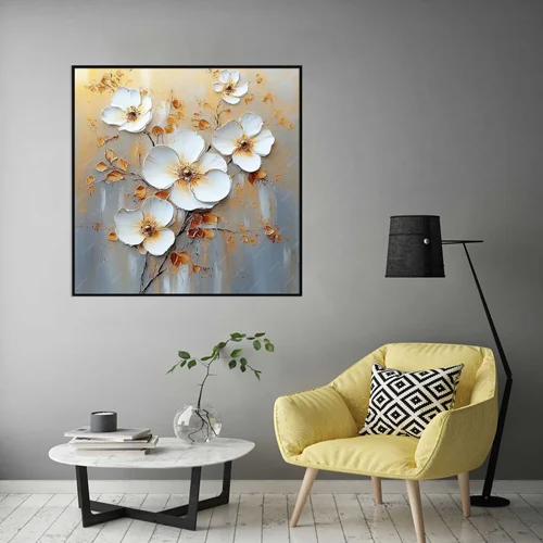 تابلو طرح گل مدرن