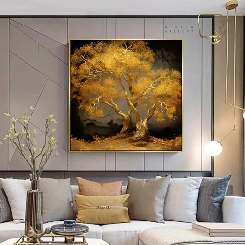 تابلو طرح درخت مدرن